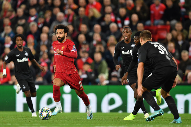 Salah tỏa sáng với cú đúp trong đó có bàn ấn định chiến thắng 4-3 cho Liverpool