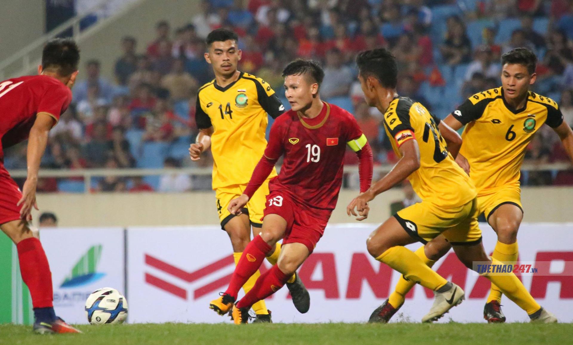 Trong lịch sử đối đầu với Brunei, tuyển Việt Nam toàn thắng với tỷ số đậm không dưới 6 bàn